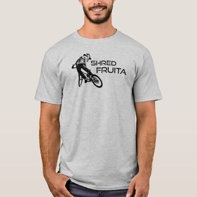 Camiseta Shred Fruita Colorado Mountain Bicicleta (Anverso)