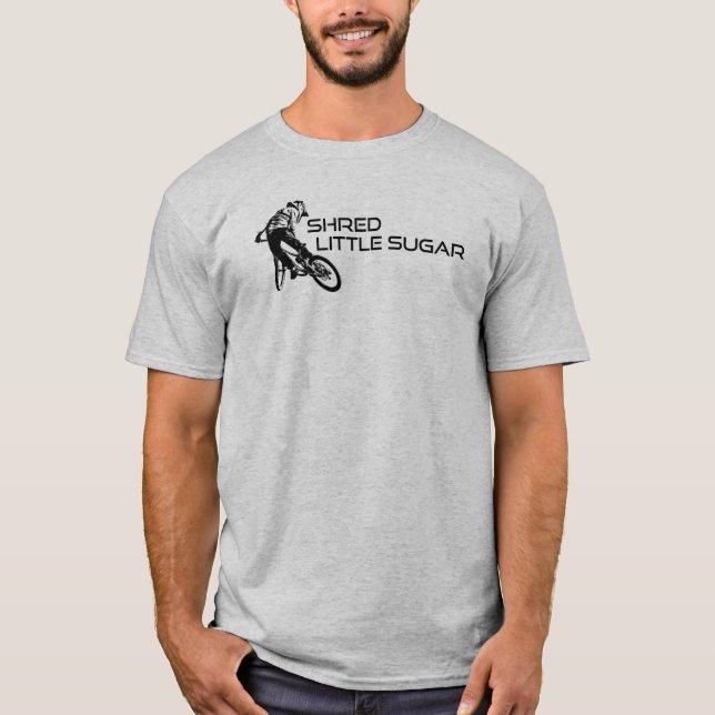 Camiseta Shred Little Sugar Arkansas Mountain Bicicleta (Anverso)