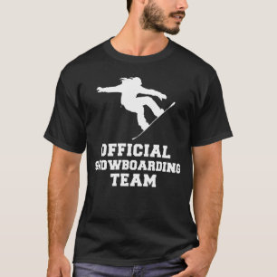 Camiseta Shred & Smile - Equipo oficial de Snowboard Tee: C