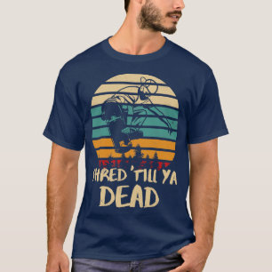 Camiseta Shred Till Ya Dead Retro Skateboard