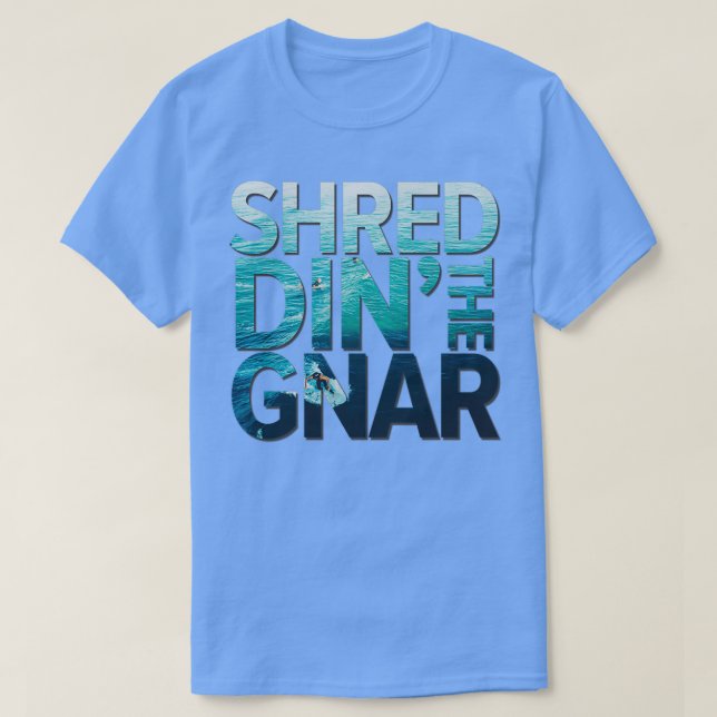 Camiseta Shreddin The Gnar Surf (Diseño del anverso)