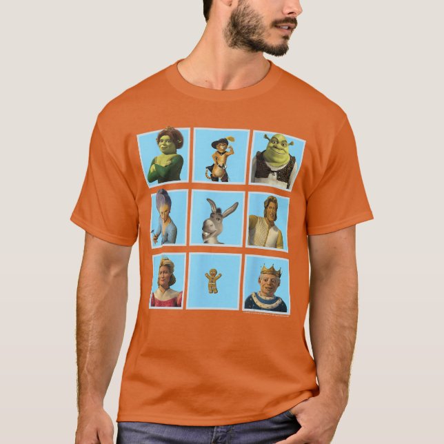 Camiseta Shrek 2his ishe Story of A Fairyale Family retro (Anverso)