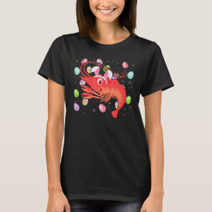 Camiseta Shrimp Fish Easter Egy Funny Shrimp Easter Sunda