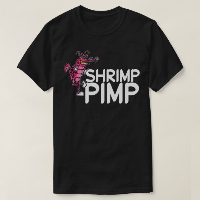 Camiseta Shrimp Pimp Cherry Neocaridina Aquarium (Diseño del anverso)