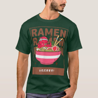 Camiseta Shrimp Ramen japonés Cute Kawaii Anime