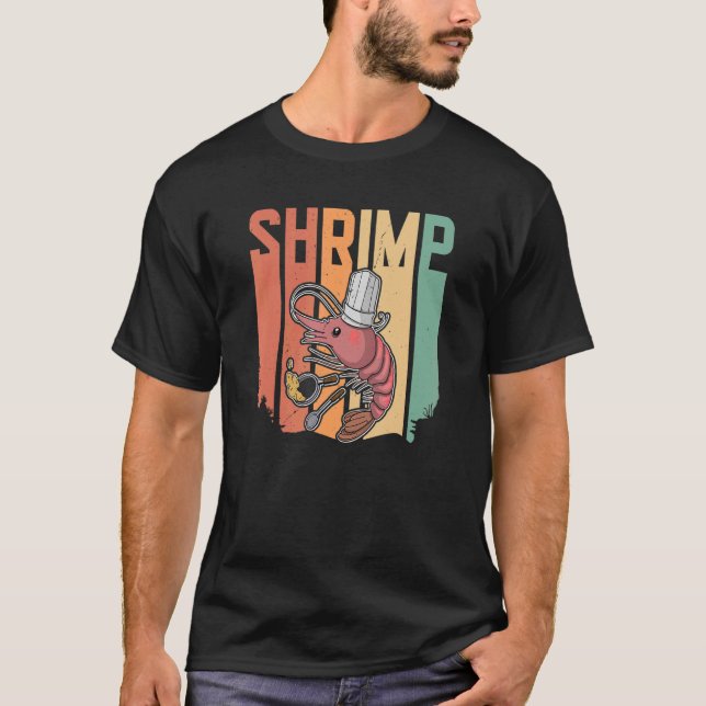 Camiseta Shrimp Seafood Chef 6 (Anverso)