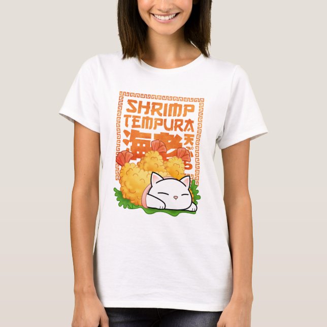 Camiseta Shrimp Tempura Cat (Anverso)