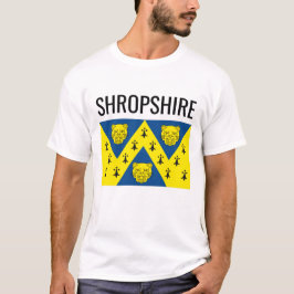 Camiseta Shropshire // Bandera del condado de inglés