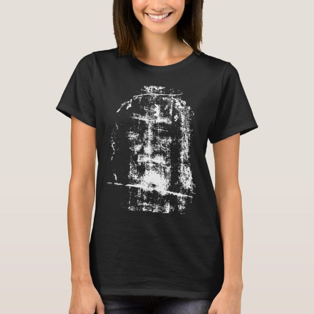 Camiseta Shroud of Turin Jesus Christ Face T-ShirtThe Turin (Anverso)