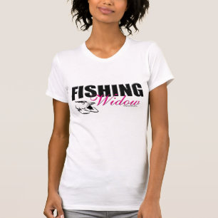 Camiseta Shrt del _wht de la viuda de la pesca