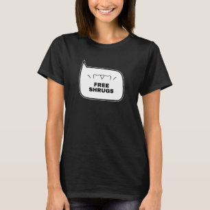 Camiseta SHRUGS GRATIS Divertidos emoticones japoneses Kaom