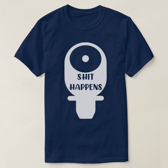 Camiseta Sht Happens Ostomy (Diseño del anverso)