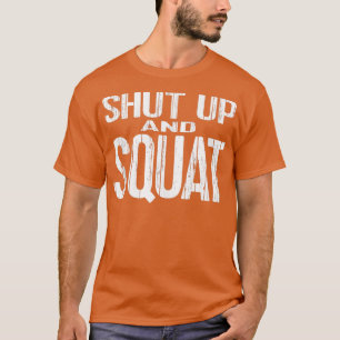 Camiseta SHU UP Y SQUA Equipo de elevación de pesos a