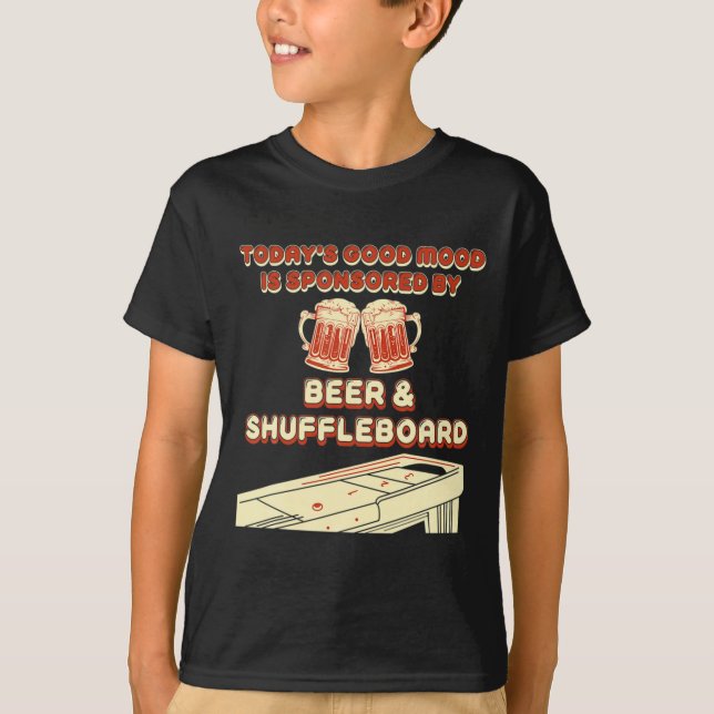 Camiseta Shuffleboard Player Beer  (Anverso)