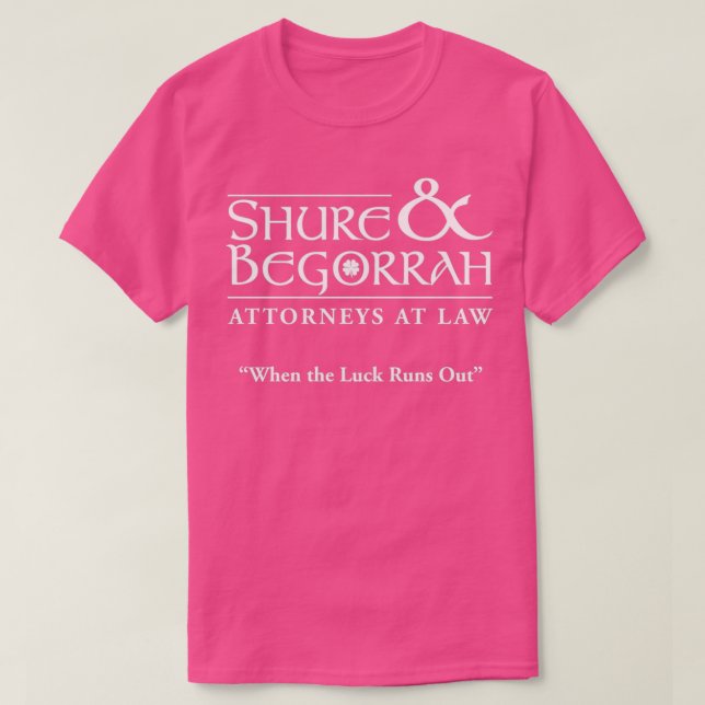 Camiseta Shure & Begorrah St (Diseño del anverso)