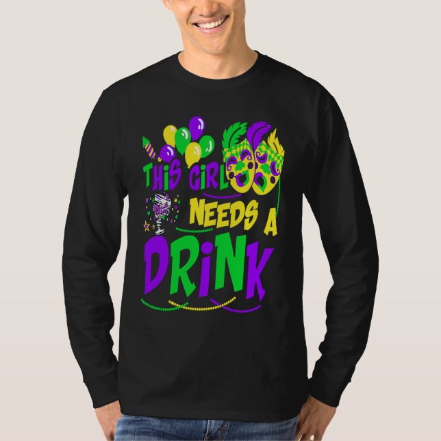 Camiseta Shut Up Liver You're Fine  Mardi Gras Parade Outfi (Anverso)