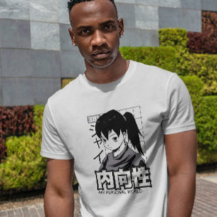 Camiseta Shy Anime Chica Con Pimentero