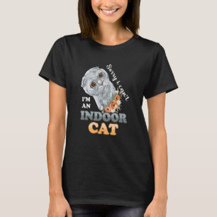 Camiseta Shy Gray Kitty Lo siento, no puedo ser un gato cub