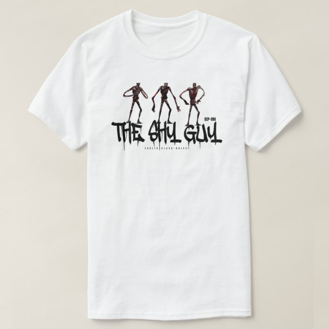Camiseta shy guy scp-096 (Diseño del anverso)