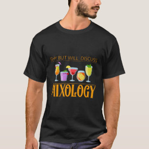 Camiseta Shy Pero Discutirá Sobre Mixología Cocktail Bender