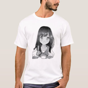 Camiseta Shy School Chica - Cute Kawaii Anime - japonés