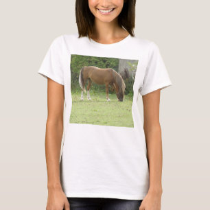 Camiseta Shy White Horse T Shirt