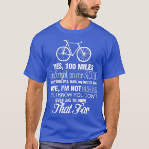 CAMISETA SÍ 100 MILLAS DE BICICLETA