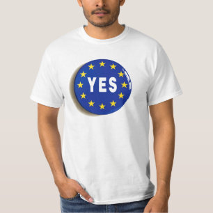 Camiseta Sí a la UE - estancia en la unión europea