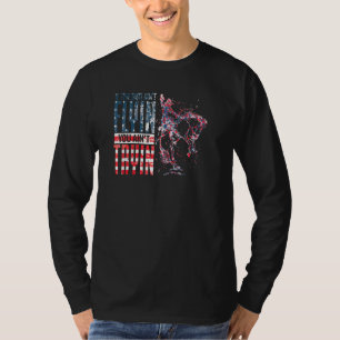 Camiseta Si Aint Sucio Volando Te Intenta Rodeo Estadounide