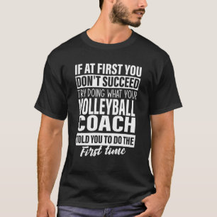 Camiseta Si al principio no se consigue el gif del entrenad