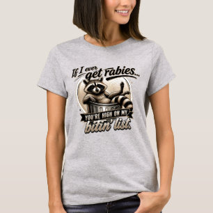 Camiseta Si alguna vez me da rabia Arte divertido de mapach