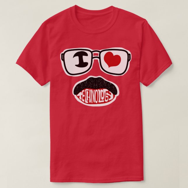 Camiseta Sí, amo la tecnología (Diseño del anverso)