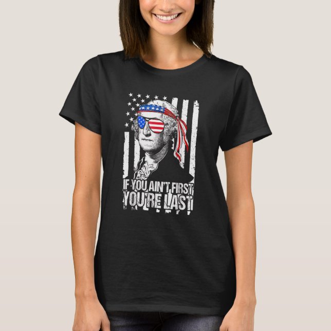 Camiseta Si Apuntas Primero Al Último George Washington Sun (Anverso)