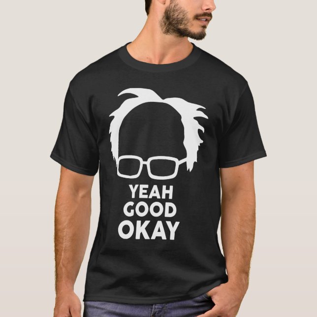 Camiseta Sí Bien Bien Bien Bien Bernie Sander Meme (Anverso)
