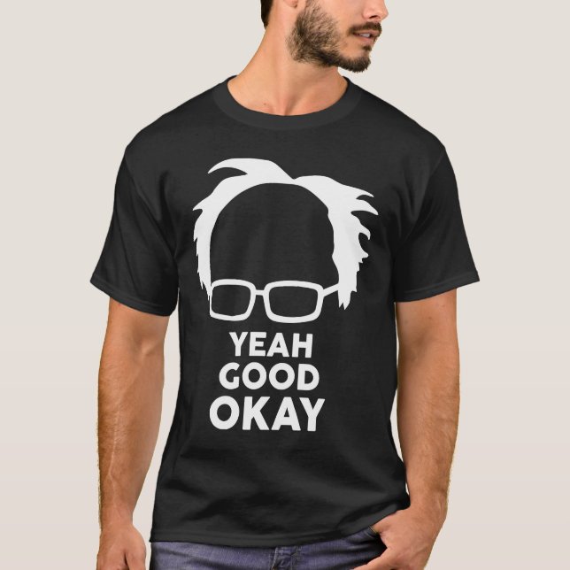 Camiseta Sí Bien Bien Bien Bien Bernie Sander Meme (Anverso)