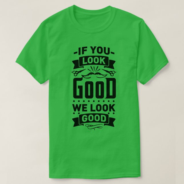 Camiseta Si Bloquean Bien Nos Veremos Bien Barber Gracioso  (Diseño del anverso)