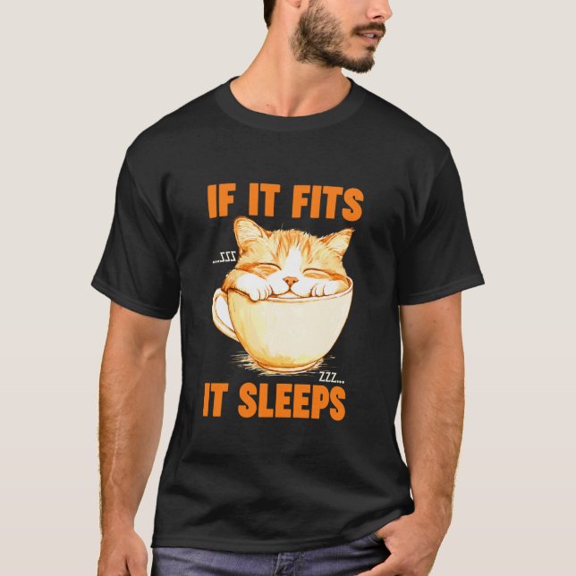 CAMISETA SI CABE, DUERME (Anverso)