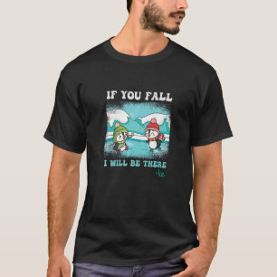 Camiseta Si Caes, Estaré Ahí Dentro Del Pingüino Ice Ska