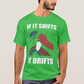 Camiseta Si cambia de marcha, se desvía. Regalo de carreras
