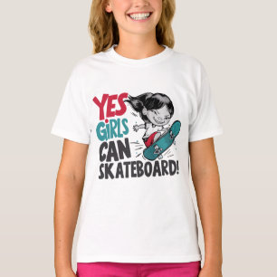 Camiseta Sí, Chicas pueden patinar