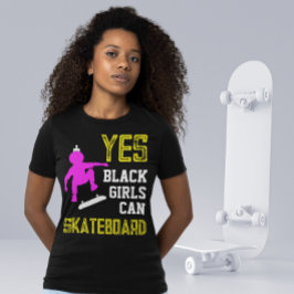 Camiseta SÍ CHICAS PUEDEN PATROCINAR A Chica de patinaje af