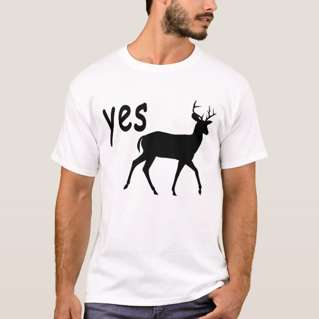 Camiseta sí CIERVOS T-Shirt.png oscuro (Anverso)