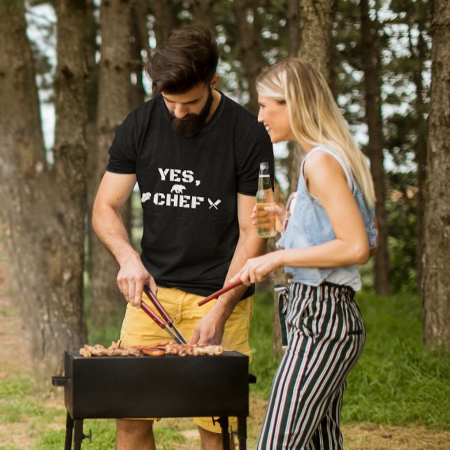Camiseta Sí Cocina culinaria del chef (Subido por el creador)