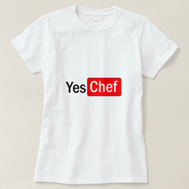 Camiseta Sí cocinero (Diseño del anverso)