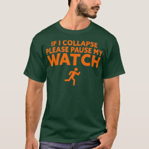 Camiseta Si colapso, por favor, pausa mi reloj navidad dive