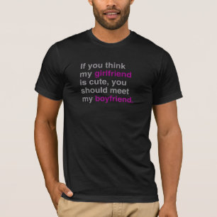 Camiseta Si crees que mi novia es linda