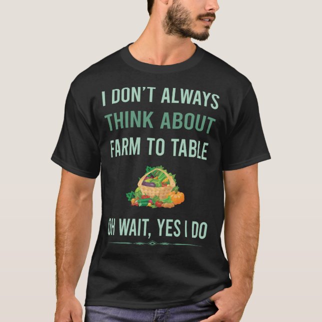 Camiseta Sí, Cultivo A Mesa (Anverso)