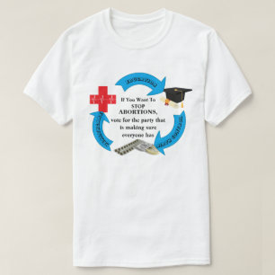 Camiseta Si desea detener el ABORTO