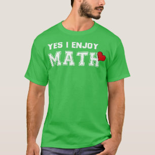 Camiseta Sí, disfruto las matemáticas 2