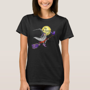 Camiseta Si El Broom Se Encaja Con El Viaje, Halloween Gnom